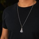 Colar Masculino Nossa Senhora Aparecida em Aço Inox®