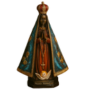 Kit Capela + Imagem Nossa Senhora Aparecida Italiana 20cm®