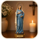 Imagem Nossa Senhora Grávida com Auréola 30cm em Resina®