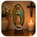 Imagem Nossa Senhora de Guadalupe com Auréola 35cm em Resina®