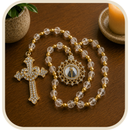 Terço de Noiva Nossa Senhora Aparecida em Cristal 66cm®