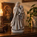 Imagem Sagrada Família Marmorizado 22cm - Decoração com Fé®
