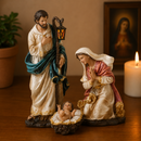 Presépio Sagrada Família 30cm com 3 Peças em Resina®