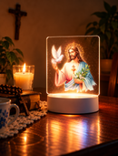 Luminária Jesus Cristo e Espirito Santo - Lumifé®