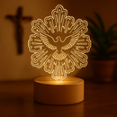 Luminária Abajur Espírito Santo - Fé que Ilumina®