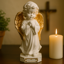 Imagem Anjo da Guarda em Oração 20cm - Decoração com Fé®