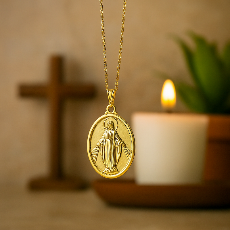 Colar Medalha Milagrosa Nossa Senhora Das Graças®