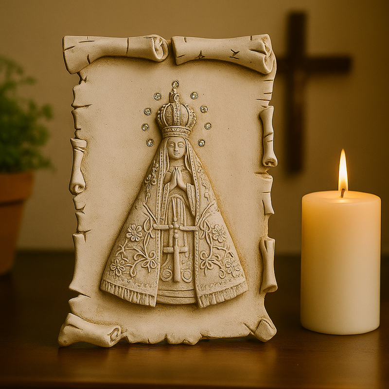 Adorno de Mesa Nossa Senhora Aparecida - Proteção no Lar®