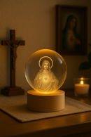 Luminária Sagrado Coração de Jesus - Fé que Ilumina®