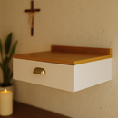 Suporte de Oratório Suspenso com Gaveta®