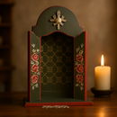 Oratório Rosas Sagradas - Marrom Tratado  - Imagens de até 22cm®