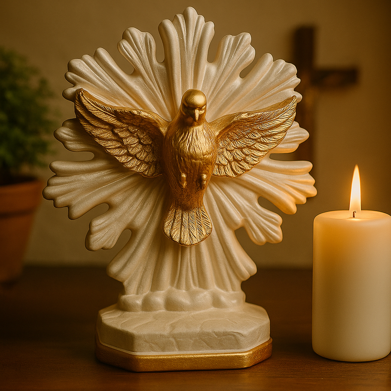 Imagem Divino Espírito Santo 25cm - Decoração com Fé®