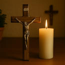 Crucifixo de Parede em Madeira 28cm®