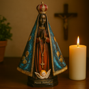 Imagem Nossa Senhora Aparecida Italiana 20cm - Decoração com Fé®