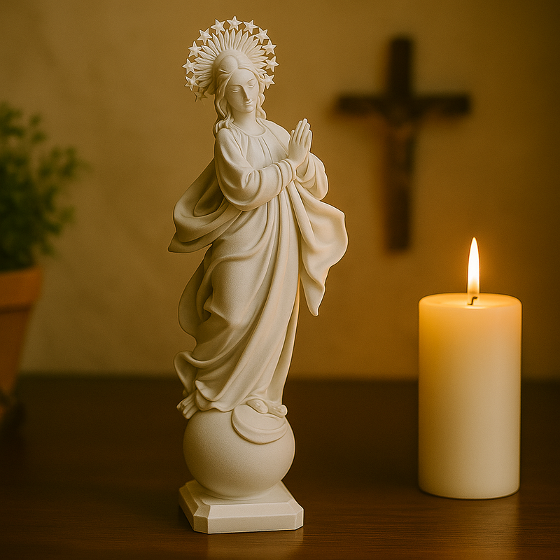 Imagem Nossa Senhora da Conceição 30cm (Resina) - Decoração com Fé®