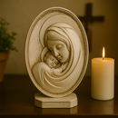 Adorno de Mesa Maternidade Sagrada - Proteção no Lar®