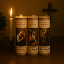 Kit de Velas Três Arcanjos - Chamas da Alma®