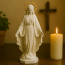 Imagem Nossa Senhora das Graças 23cm (Coroa Folheada de Ouro) - Decoração com Fé®