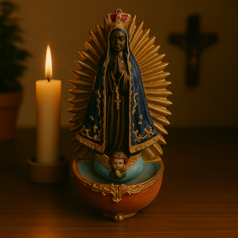 Porta Água Benta Nossa Senhora Aparecida Esculpida®