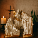 Presépio Sagrado Dourado 4 Peças®