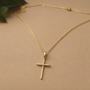 Corrente com Crucifixo Banhada a Ouro 18K®