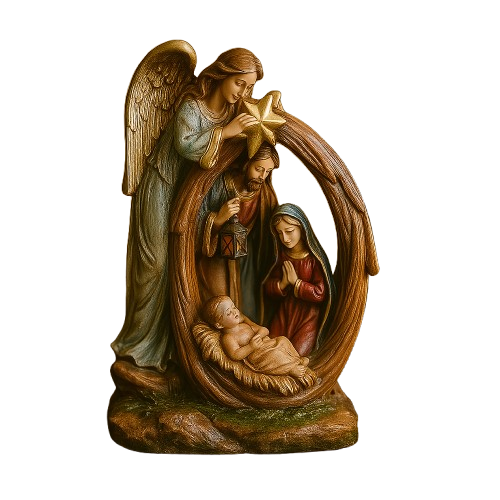 Presépio Cabana Representação Clássica 20cm®