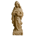 Imagem Santa Edwiges Marmorizado 20cm - Decoração com Fé®