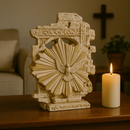 Adorno de Mesa Espírito Santo Rústico - Proteção no Lar®