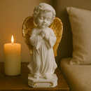 Imagem Anjo da Guarda em Oração 20cm - Decoração com Fé®