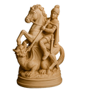 Imagem São Jorge 20cm - Decoração com Fé®