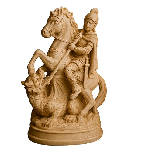 Imagem São Jorge 20cm - Decoração com Fé®