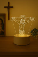 Luminária Cristo Crucificado - Fé que Ilumina®