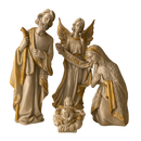 Presépio de Natal Marmorizado 4 Peças 30cm®