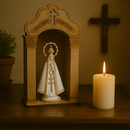 Capela em Madeira Nossa Senhora Aparecida Perolada®