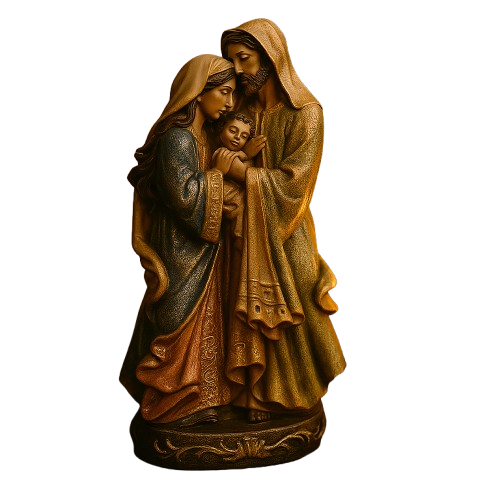 Imagem Sagrada Família Ternura 20cm - Decoração com Fé®