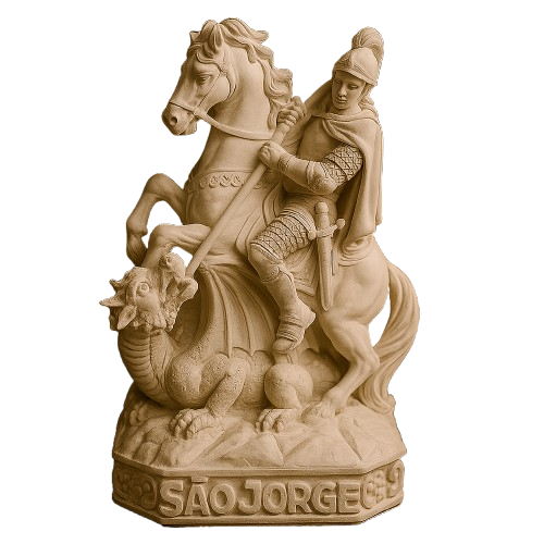 Imagem São Jorge 15cm - Decoração com Fé®