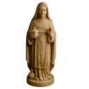 Imagem Santa Edwiges Perolada 21cm - Decoração com Fé®