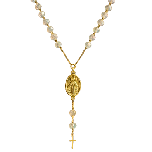 Colar Terço de Cristal Nossa Senhora Aparecida®