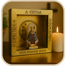 Oratório Dourado Nossa Senhora Aparecida - Espaço de Devoção®