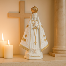 Imagem Nossa Senhora Aparecida 15cm - Decoração com Fé®