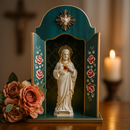 Oratório Encanto Sagrado - Azul Barroco  - Imagens de até 22cm®