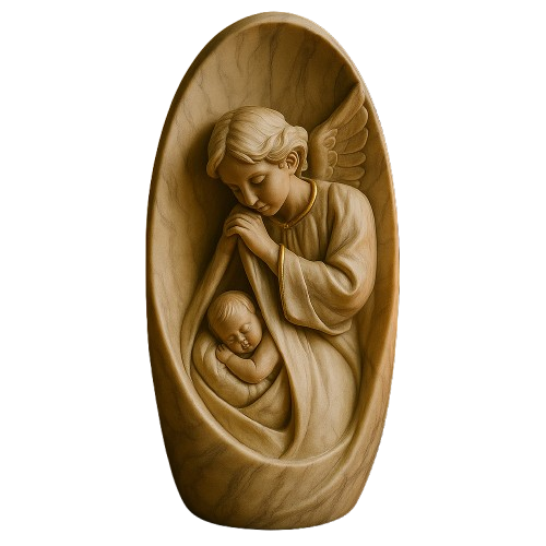 Adorno de Mesa Anjo de Guarda - Proteção no Lar®