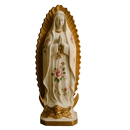 Imagem Nossa Senhora de Guadalupe Floral Rosa 20cm - Decoração com Fé®