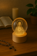 Luminária Sagrado Coração de Jesus - Fé que Ilumina®