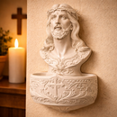 Porta Água Benta Jesus Misericordioso Detalhado®