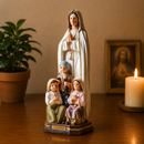 Imagem Nossa Senhora de Fátima com Pastorinhos 30cm em Resina®