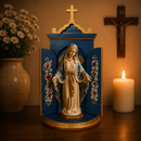 Kit Capela + Imagem Nossa Senhora das Graças Floral 40cm®