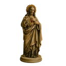 Kit Capela + Imagem Sagrado Coração de Jesus Marmorizado 22cm®