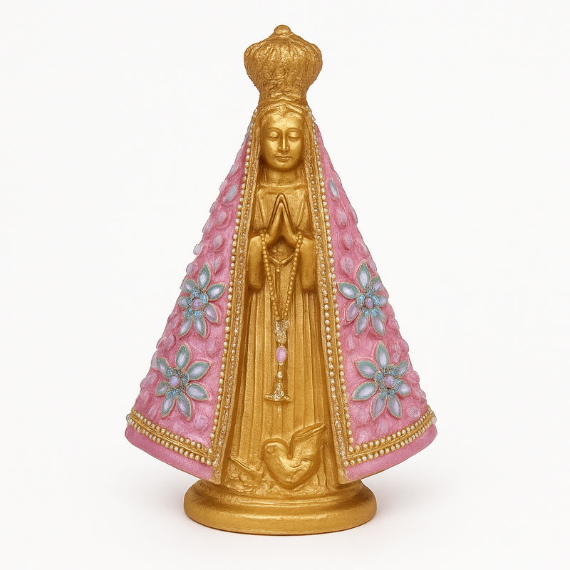 Imagem Nossa Senhora Aparecida com Pedraria 23cm - Decoração com Fé®