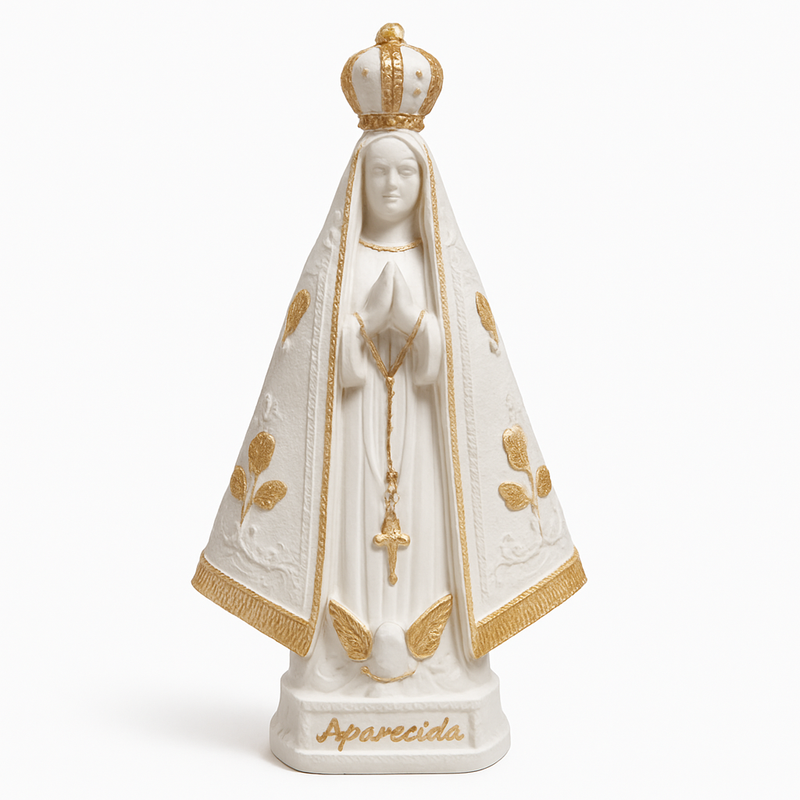 Imagem Nossa Senhora Aparecida 15cm - Decoração com Fé®